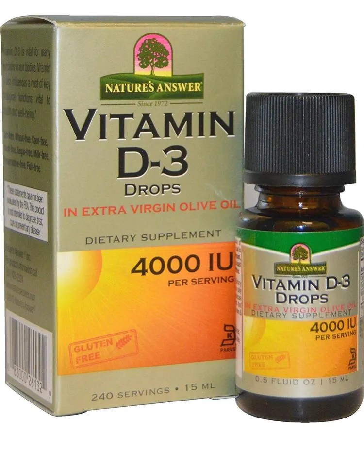 D3 liquid drops (4,000 IU's)